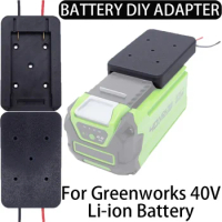 Battery DIY Adapter for Greenworks 40V LI-Ion Battery Adapter for Robot Power Lun DIY Power Adapter Power Tool Accessories