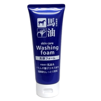 日本熊野HH馬油薏仁嫩白洗面乳 130 g/日本製/清潔去角質滋潤臉部肌膚一次完成