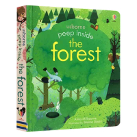 Usborne Peep Inside The Forest, Children's books aged 3 4 5 6, English picture books, 9781474950817