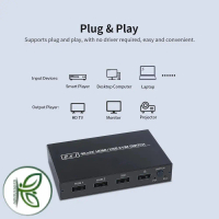 Aimos HDMI Switch 2in1 UltraHD 4Kx2K - KVM201CL