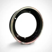 MotoBroos Velg Vespa Klasik Broos Sprint,Px, Pts, Excel 1 PCS FREE STICKER BLACK LIST CHROME