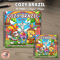 COZY BRAZIL Coloring Books 45pages