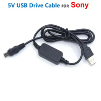 5V USB Power Adapter Charger Drive Cable AC-L10 AC-L10A AC-L10B AC-L10C AC-L15 AC-L15A AC-L100 AC-L100B AC-L100C For Sony TRV210