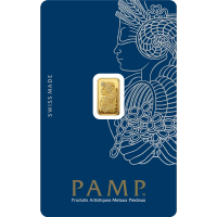 ZIOZ EMPIRE PAMP Suisse Gold Bar - Lady Fortuna 999.9 (1 gram)