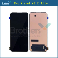 6.55inch TFT For Xiaomi Mi 11 Lite M2101K9AG LCD Display Touch Screen Digitizer Assembly For Mi11 Lite 5G M2101K9G LCD