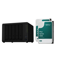 【Synology 群暉科技】搭HAT3300 6TB x2 ★ DS1522+ 5Bay NAS 網路儲存伺服器