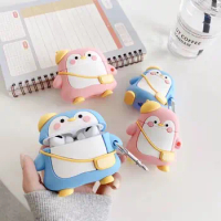 Cute Cartoon Cover for Apple AirPods 1 2 Case for AirPods Pro Case with hook Wireless Headphone Case Bluetooth Earphones Case