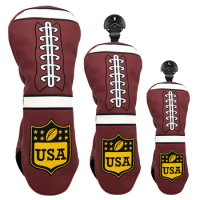 Limited Edition Football Design -Driver Head Cover -Top Quality Golf Club Cover Golf Headcovers Football Customize Your Golf Bag