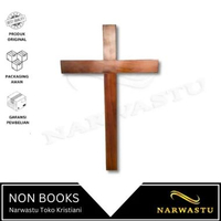 NARWASTU - Salib Gantung Polos Kristen 80 Cm - NP021