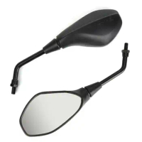 Motorcycle Rearview Side Mirrors Adjustable Convex Bike Mirror Handlebar Flexible Side Mirror durable Scooter Back Side Mirror