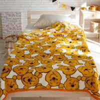 【震撼精品百貨】小熊維尼 Winnie the Pooh ~日本Disney迪士尼 小熊維尼單人毛毯140x200cm(多頭滿版)*78740