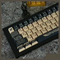 ECHOME Keycap Set Egyptian Pharaoh PBT Custom Keyboard Cap Dye-sublimation Gaming Cherry Profile Key Cap for Mechanical Keyboard