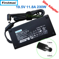 Slim laptop charger 19.5V 11.8A 230W Gaming AC Adapter Power Supply for Gigabyte Aorus 15-SA 15-WA 15-WB 15-X9 15-XA