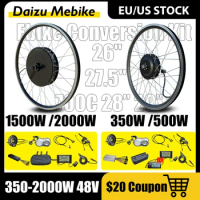 48V Electric Bike Kit 350W 500W 1500W 2000W Ebike Electric Bicycle Kit 26” 27.5” 700C 28” 29” Rear Electric Wheel Hub Motor