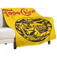 aztec princess - Topo Chico agua mineral worn and washed logo (sparkling mineral water) Throw Blanket Furrys Beach Blankets