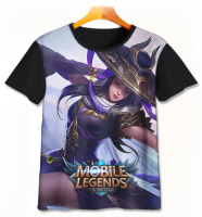 Baju Kaos Anak & Dewasa 3D Mobile Legends ML - Fanny Pakaian Laki - Laki Perempuan Kaos ML Premium