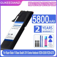 GUKEEDIANZI 5800mAh Battery for Razer RZ09-03006 RZ09-0270 RZ09-02705E75-R3U1 Blade 15 Blade15 Base Stealth 2018 Series Notebook