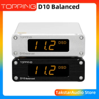 TOPPING D10 Balanced USB DAC ES9038Q2M 384kHz DSD256 Analog/Digital Output Hi-Res D10B USB Audio Decoder