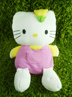 【震撼精品百貨】Hello Kitty 凱蒂貓~KITTY絨毛娃娃-鬱金香圖案