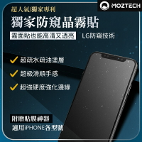 motech 防偷窺霧面玻璃貼 保護貼 哀鳳 隱私玻璃貼 適用 iPhone 13 12 11 Pro Max XR XS 7/8