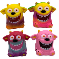 squishy monster Cartoon Slow Rising Simulation Bread Scented Stress Relief Squeeze Toy Funny Gift Toy for Children