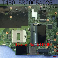 Scheda Madre For Lenovo t450 T450 5B20G54026 Laptop motherboards 8S5B20G54026 48.4LH01.021 Tested