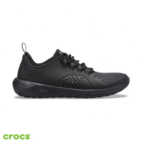Crocs卡駱馳 (童鞋) 兒童LiteRide徒步繫帶鞋-206011-060