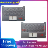 New For Lenovo Yoga Slim7-14IIL05 / 14S ARE 2020 Replacement Laptop Accessories Palmrest/Keyboard With backlight And LOGO
