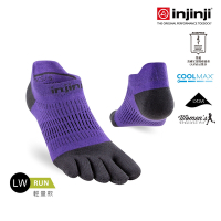 【injinji】女 Run輕量吸排五趾隱形襪NX(夜空紫)- WAA90 | COOLMAX 女生腳型 吸濕排汗 輕量透氣 五趾襪 隱形襪