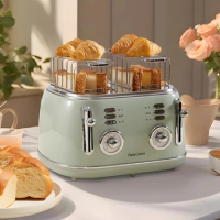 Toaster 4 Slice 220V Home Automatic Breakfast Machine Kitchen Appliance тостор для бутербродов tostador de pan