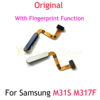 Original For Samsung Galaxy M31S M317 M51 M515 Home Button Fingerprint Touch ID Sensor Flex Cable