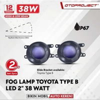 OTOPROJECT Fog Lamp BiLed 2 inch 38 Watt Toyota Innova Zenix, Yaris Cross, All New Veloz, All New Av