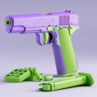 Automatic Colt 1911 Shell Ejection Gun Pistol Toy Guns For Kids Boys Birthday Gift Relaxing Toys