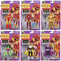 Original Hasbro Marvel legends Marvel Comics Iron Man MK1 MK9 MK20 She-Hulk Whiplash 6Inch Anime Figure Action Figure Toys