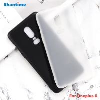 Case for Oneplus 6 TPU Shockproof Rubber Cover Protective Bumper Flexible Shell for Oneplus 6