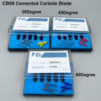 5PCS for Graphtec 6000-60 Plus Cutting Plotter Knife Graphtec Ce5000 Ce3000 CB09 Knife Blade CB09UA-1 Cemented Carbide Knifes