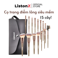 【Hiệu quả nhanh】 [MUA 2 TẶNG 1] Bộ Cọ Trang Điểm Cao Cấp 15 Chiếc (Lông Siêu Mềm) ListonX | Tặng 1 b