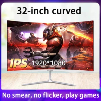 32inch LED/LCD Curved Screen Monitor PC 75Hz HD Gaming 24/32 Inch Computer Flat panel display VGA/HDMI Interface