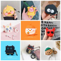 Cartoon Cute chicken For airpods case Silicone Cover For airpods 1 2 Case Earphone 3D Headphone case Protective For Airpods Pro
