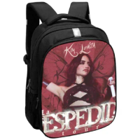 WAWNI Kimberly Loaiza La Despedida Tour Backpack Hip Hop Daypacks Fashion 3D Zip Bag Men Women Backpacks Harajuku Travel Bag