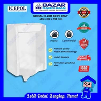 Icepol - Urinal Urinoir Closet Kloset Toilet Pria Berdiri Muslim IC 208 IC208 White Putih Toto Oulu