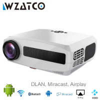 WZATCO C3 Android Projector WIFI Full HD 1080P 300 inch Proyector 3D Home Theater Smart Video Beamer Support 4D Digital Keystone