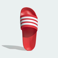 【adidas 愛迪達】ADILETTE SHOWER 運動拖鞋 三線 運動 休閒 女 紅(GZ5923)