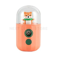 Mini Nano Spray Karakter Portable Water Mist – Cute Nano Face Moisturizer Skin Hydration Mist Shiba