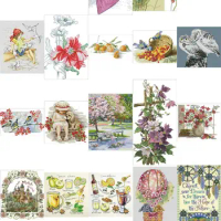 Top Selling 10.99usd 3 Counted Cross Stitch 11CT 14CT 18CT DIY Chinese Cross Stitch Kits Embroidery Needlework Sets