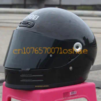 SHOEI GLAMSTER High quality ABS vintage Japanese full face helmet. For Harley Motorcycle and Cruise Motorcycle Protective Helmet