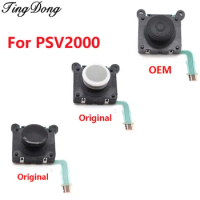 TingDong Black white Analog New 3D Joystick For PSVITA PSV2000 PS Vita PSV 2000 Replacement Analog Joystick Buttons
