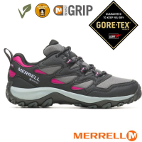 【MERRELL】女 WEST RIM SPORT GORE-TEX 多功能防水透氣登山健行鞋_低筒.登山鞋(ML037306 黑)
