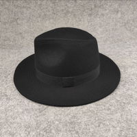 紳士帽 冬天呢料巴拿馬帽 子大頭圍中老年爵士帽 上海灘禮帽 大碼男帽 紳士帽 交換禮物全館免運