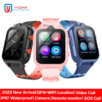 4G Smart Watch Kids Waterproof Phone Watch 2-way Call SOS Call Bluetooth Music Play Smartwatch with sim смарт часы с симкой